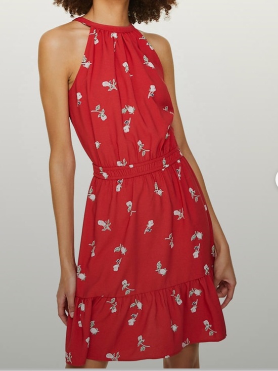 LOFT Dresses & Skirts - LOFT Women’s Floral Flounce Halter Dress
